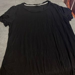 Plain black shirt